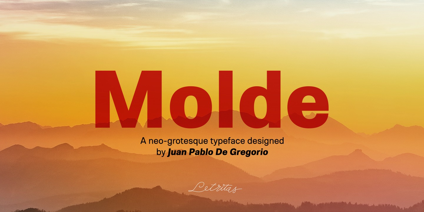 Molde Compressed Font